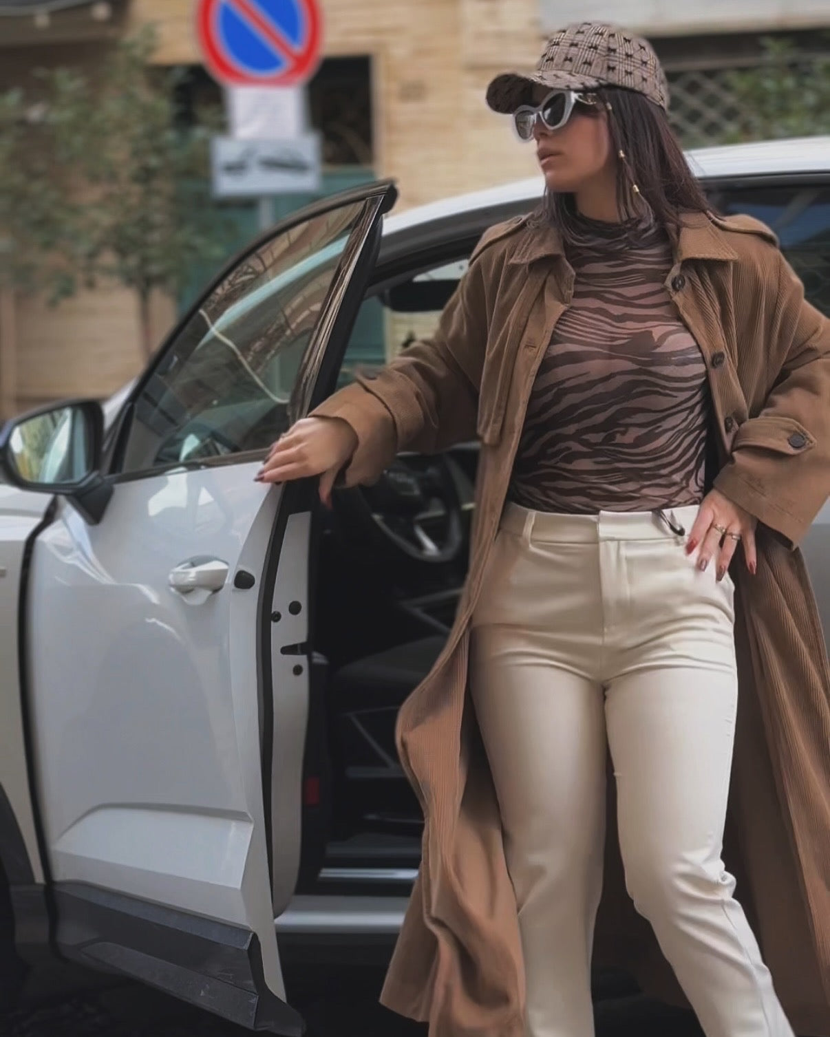 Cappotto trench Lumina