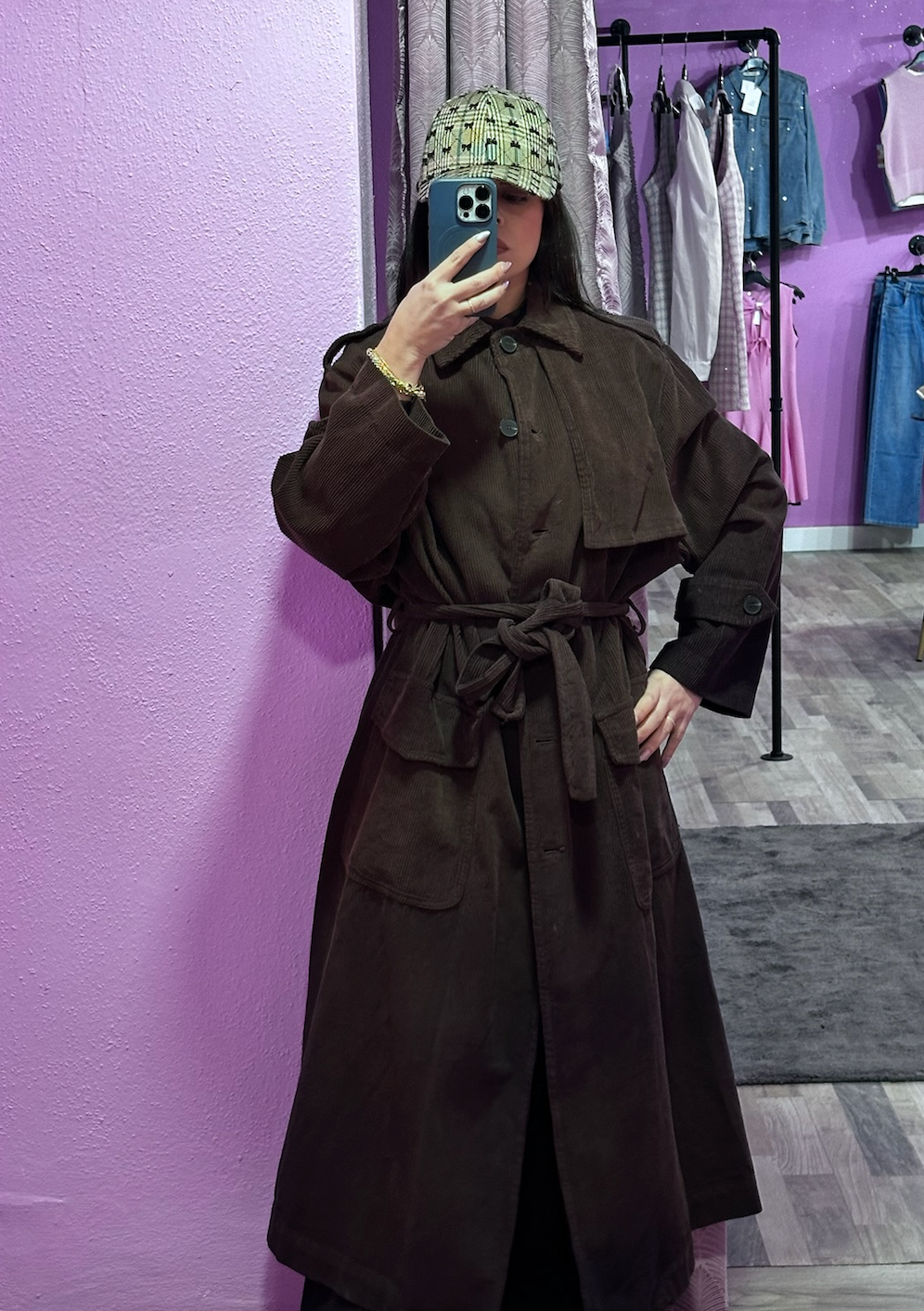 Cappotto trench Lumina