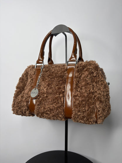 bauletto pelliccia riccia