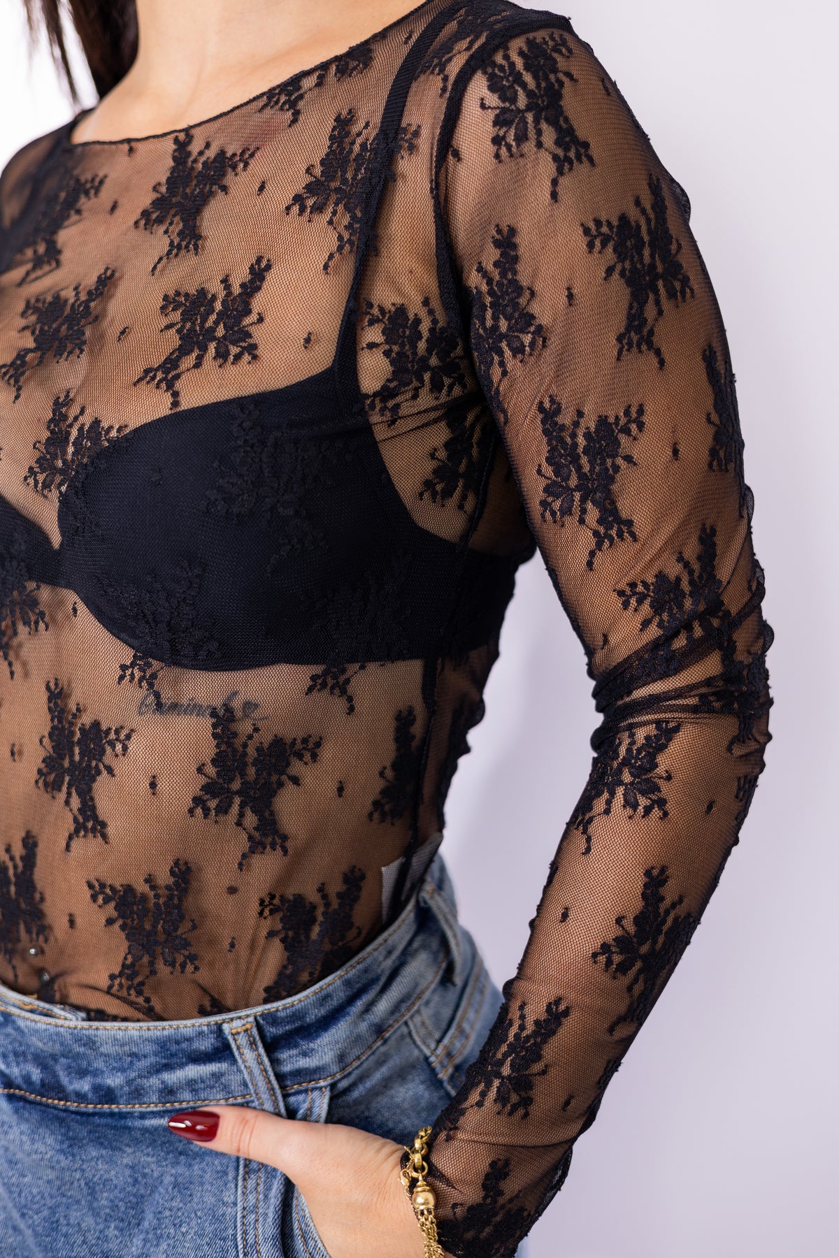 maglia pizzo leggero