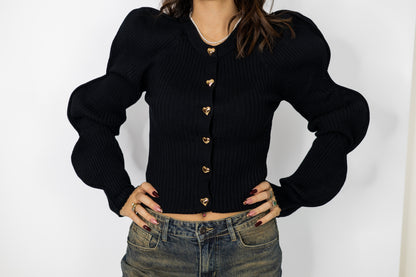 cardigan onde cuoricini