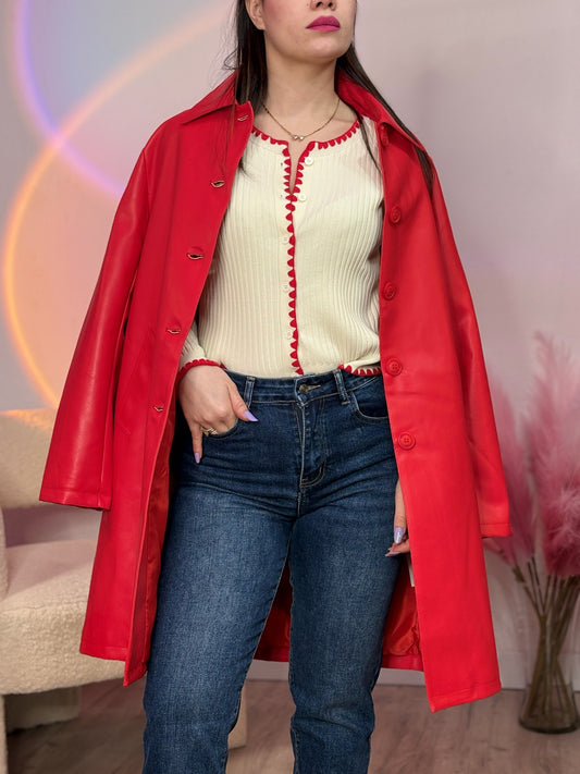 Cappotto Similpelle