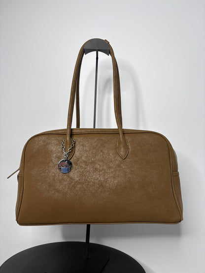 borsa similpelle scamosciata