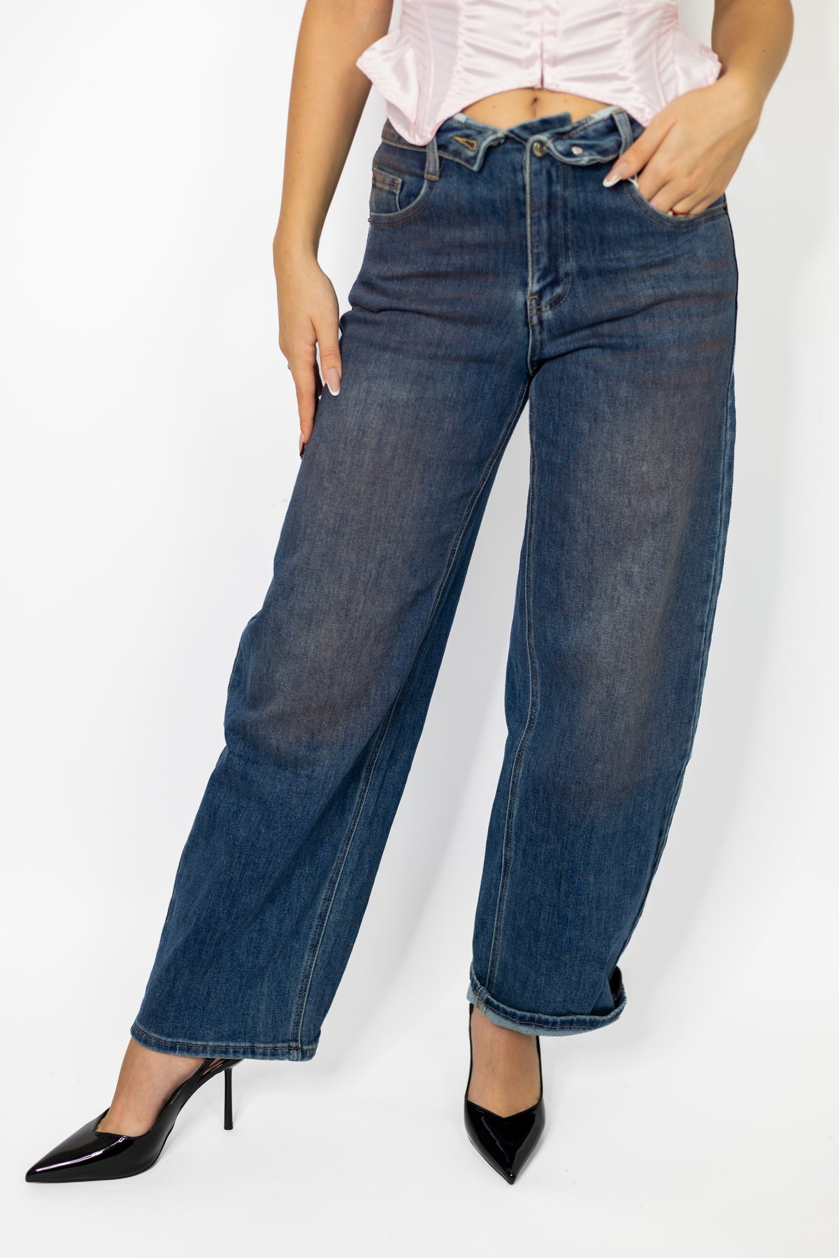 jeans sunset pink