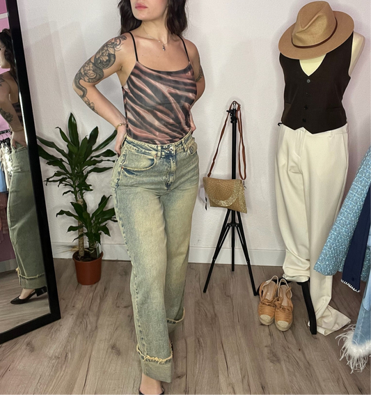 Jeans slavato