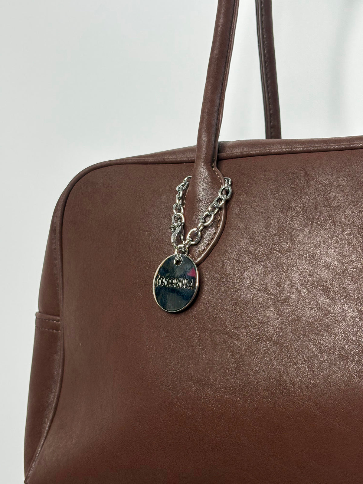 borsa similpelle scamosciata