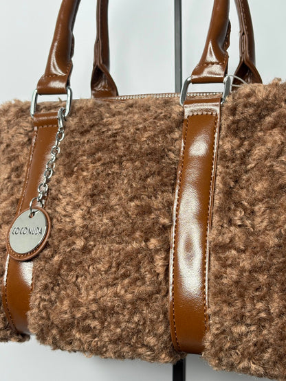 bauletto pelliccia riccia