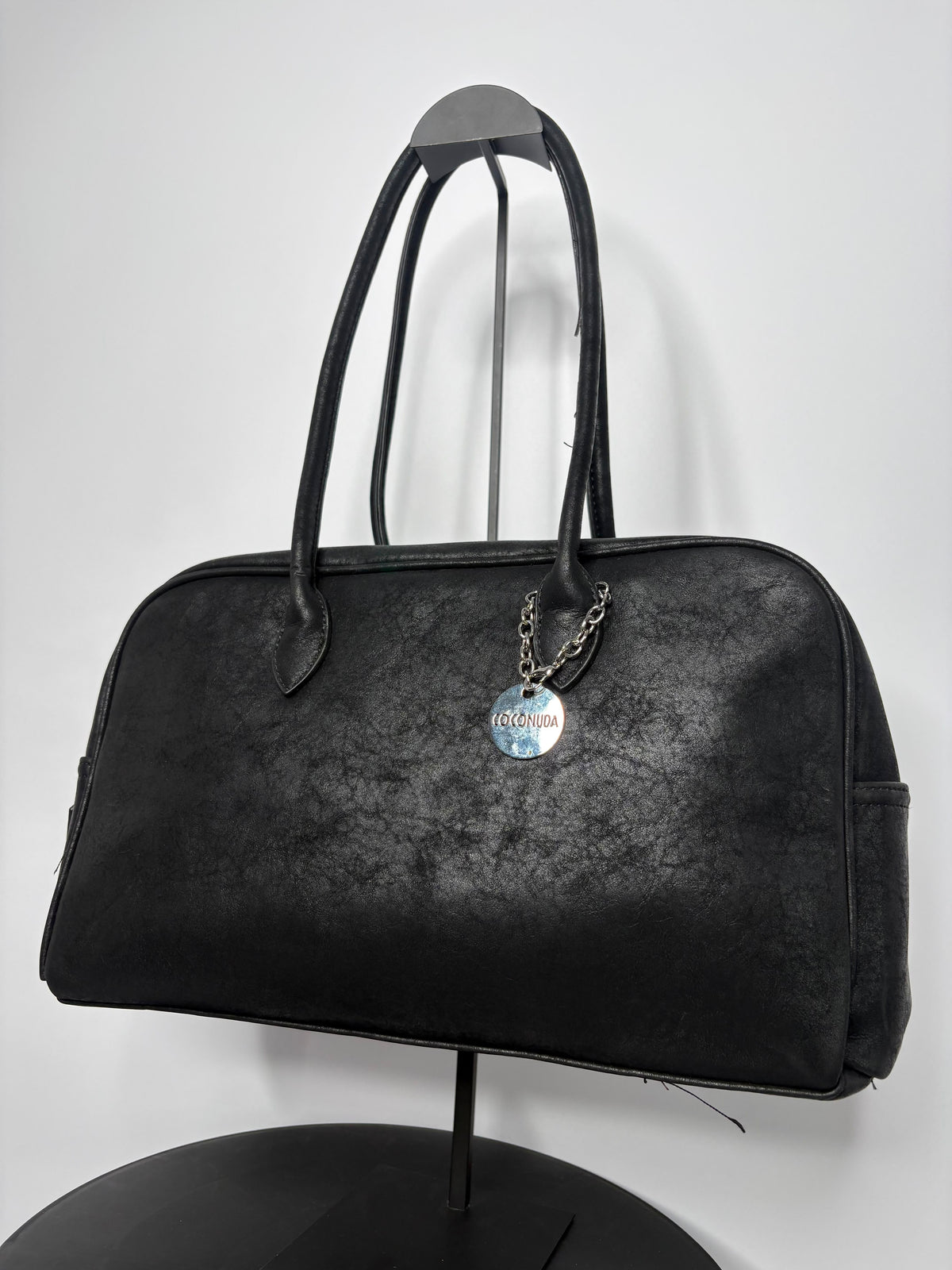 borsa similpelle scamosciata