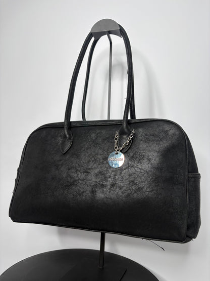 borsa similpelle scamosciata