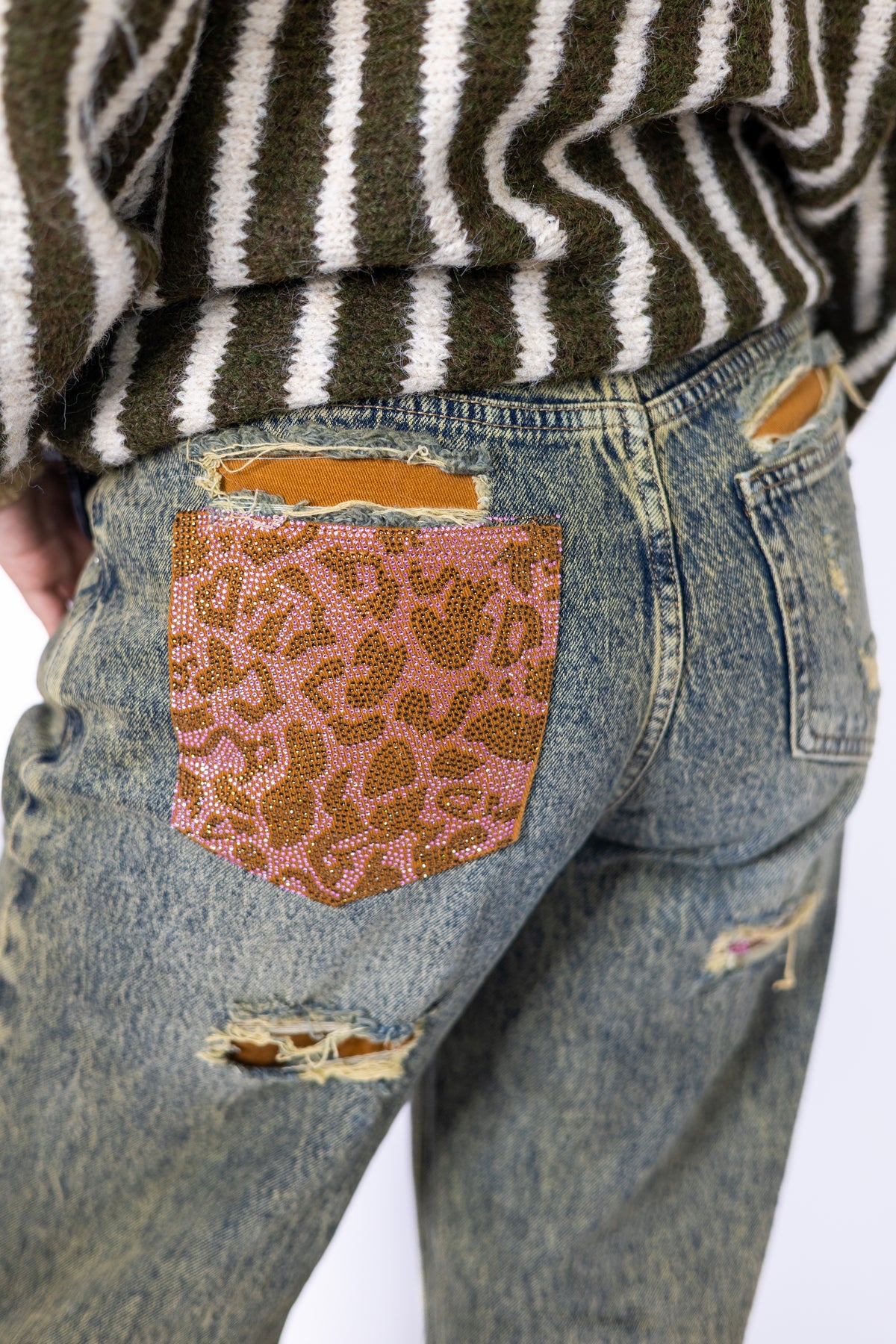 jeans pink wild