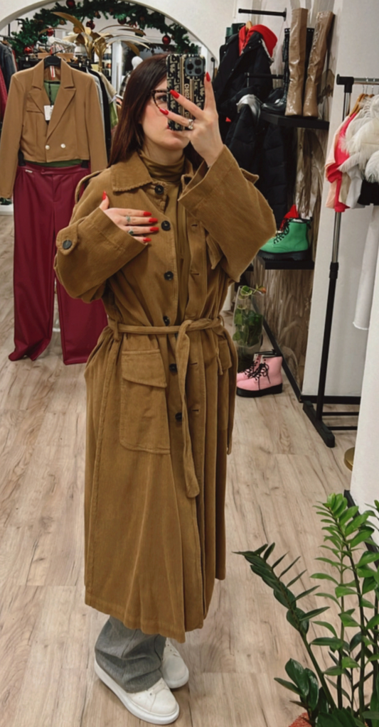 Cappotto trench Lumina